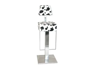 SG018 - Eco-leather stool with back by Vela Arredamenti - view 2